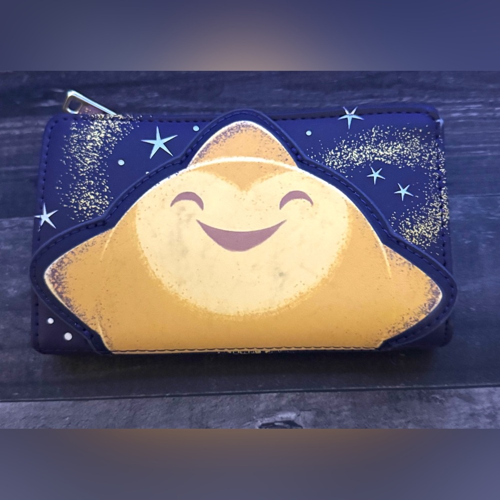 ✨ Disney Parks Loungefly Wish Star Wallet – Glow in the Dark ✨ NWOT